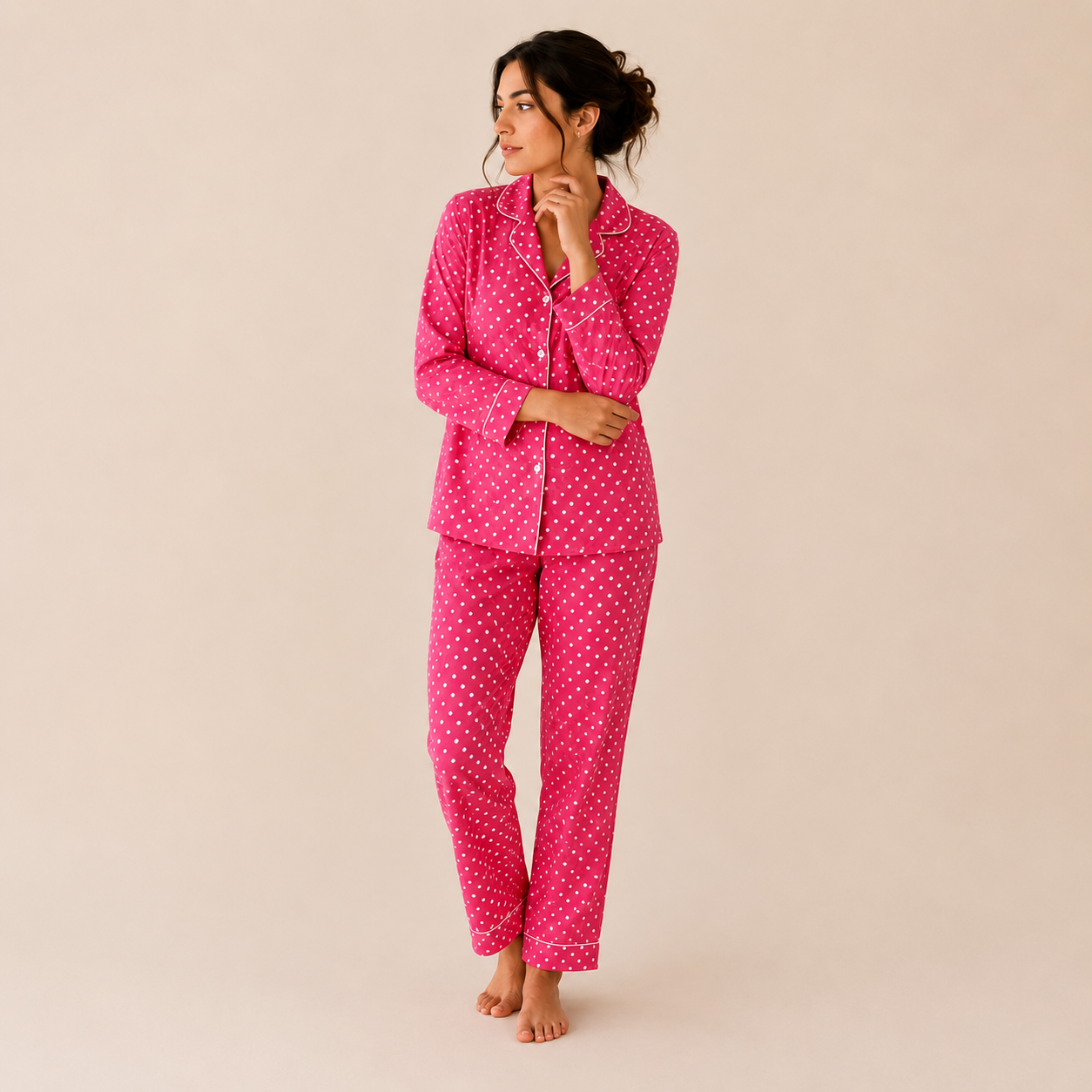 Pijama de dama - Shoshana Fucsia