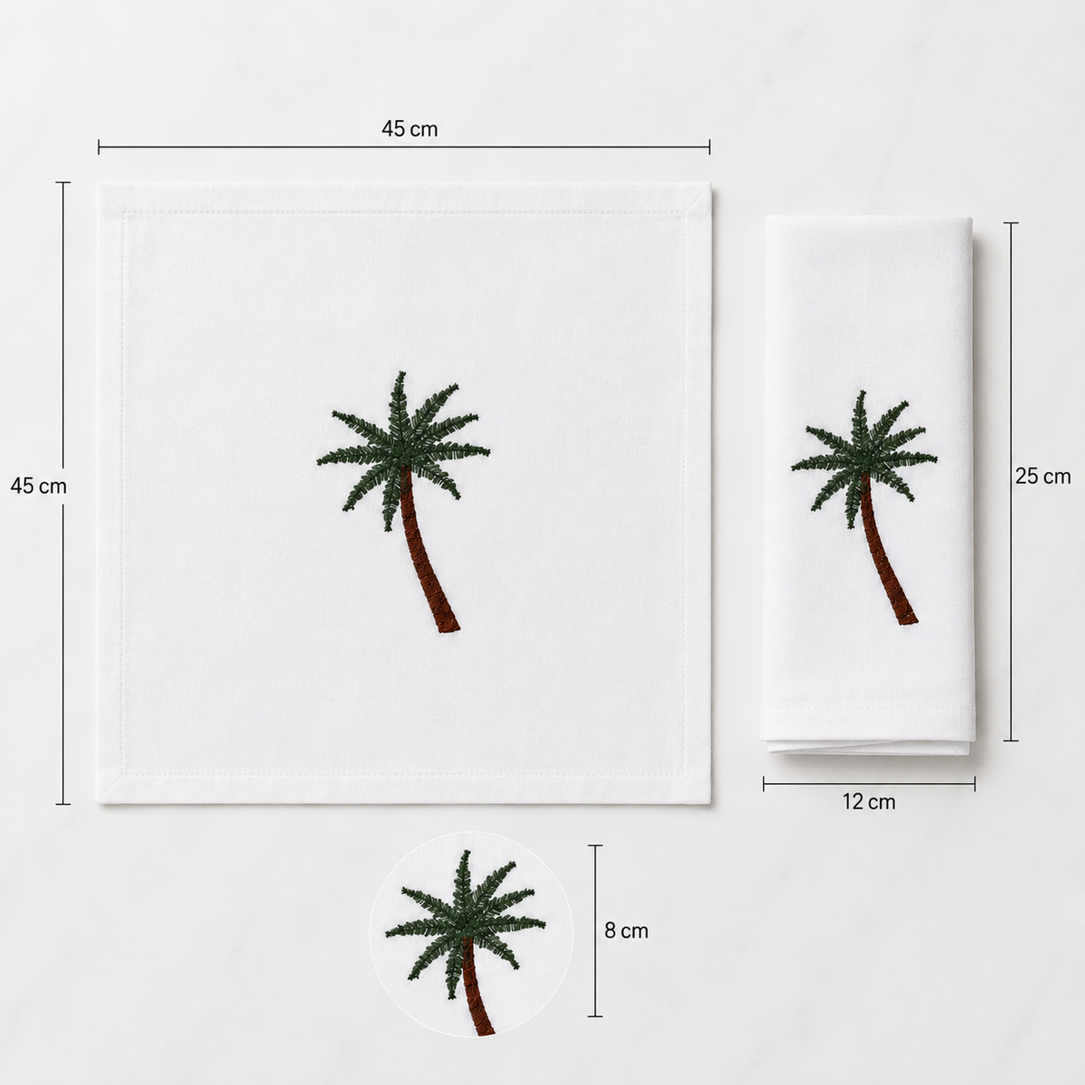 PALM HOUSE I Servilletas en sets