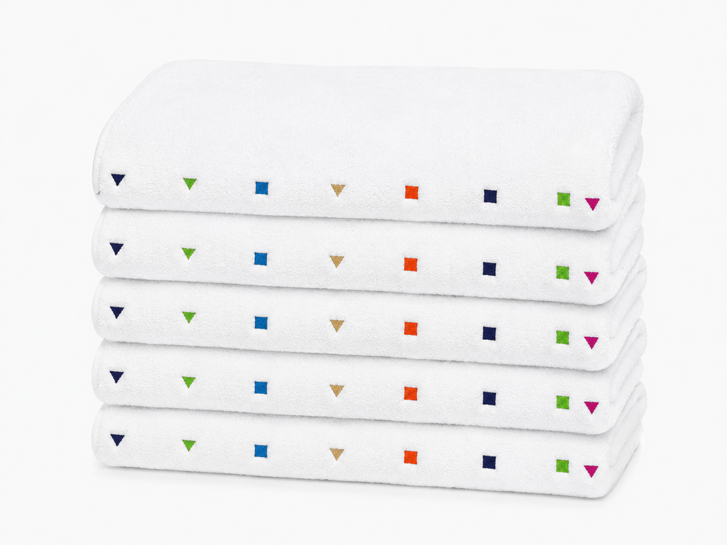 Set de 5 Toallas Faciales Bordadas
