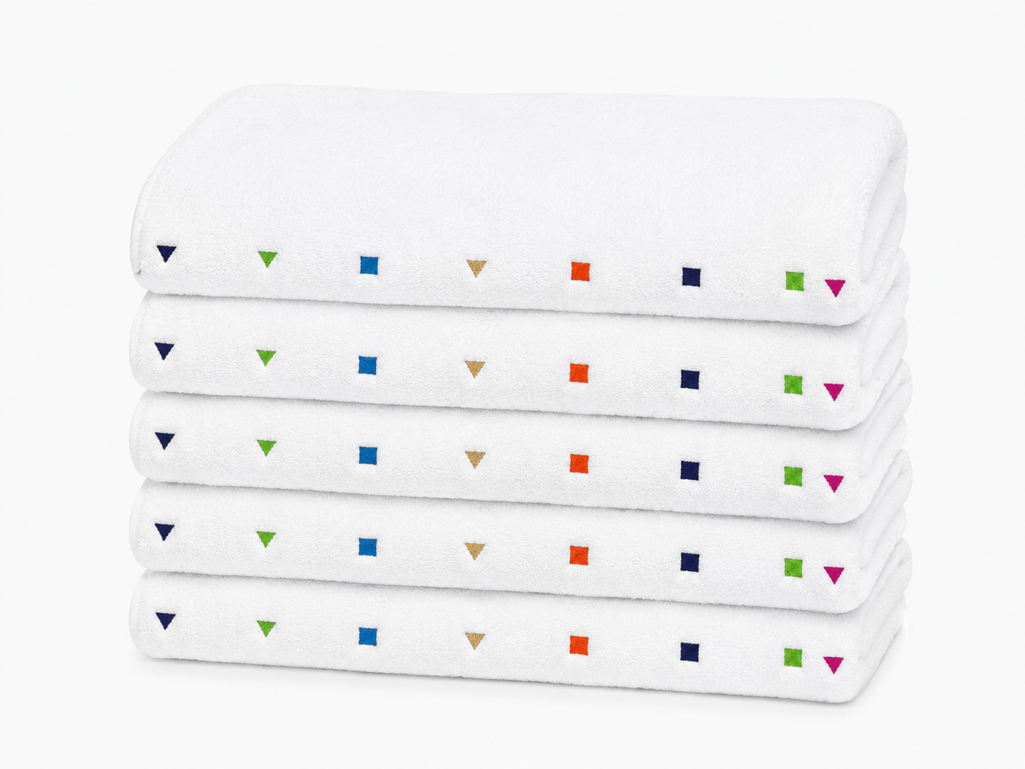 Set de 5 Toallas Faciales Bordadas